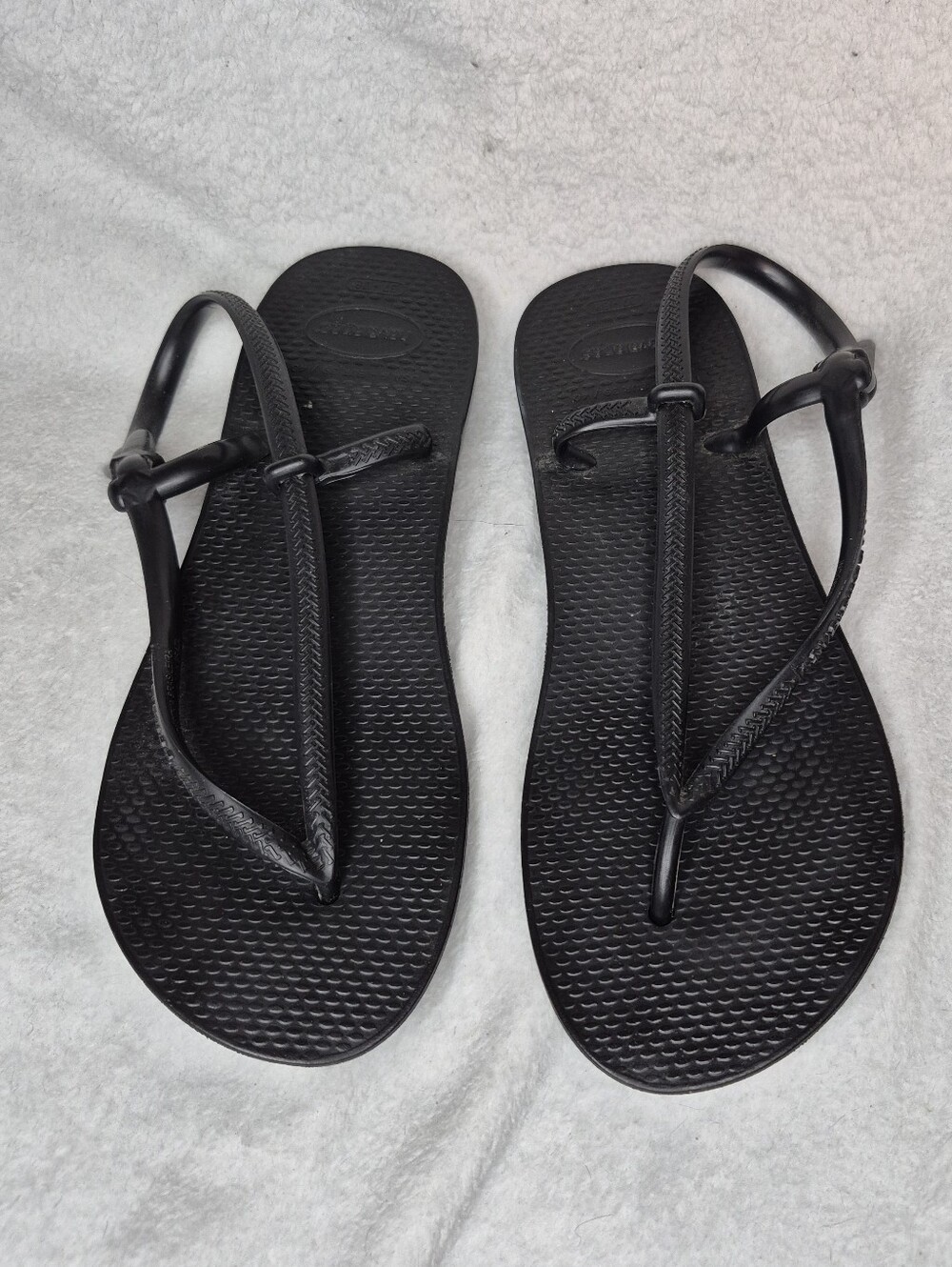 Havianas Black Strap Flip Flop Sandals